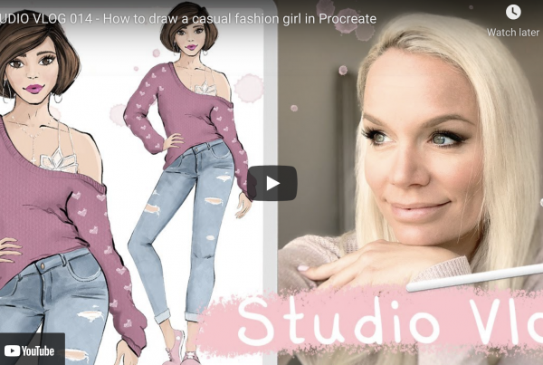 how to draw a fashion girl
