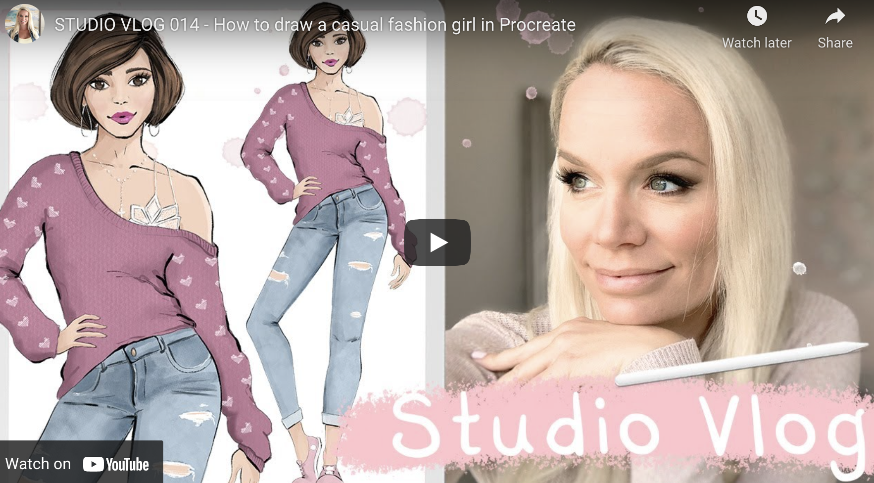 how to draw a fashion girl